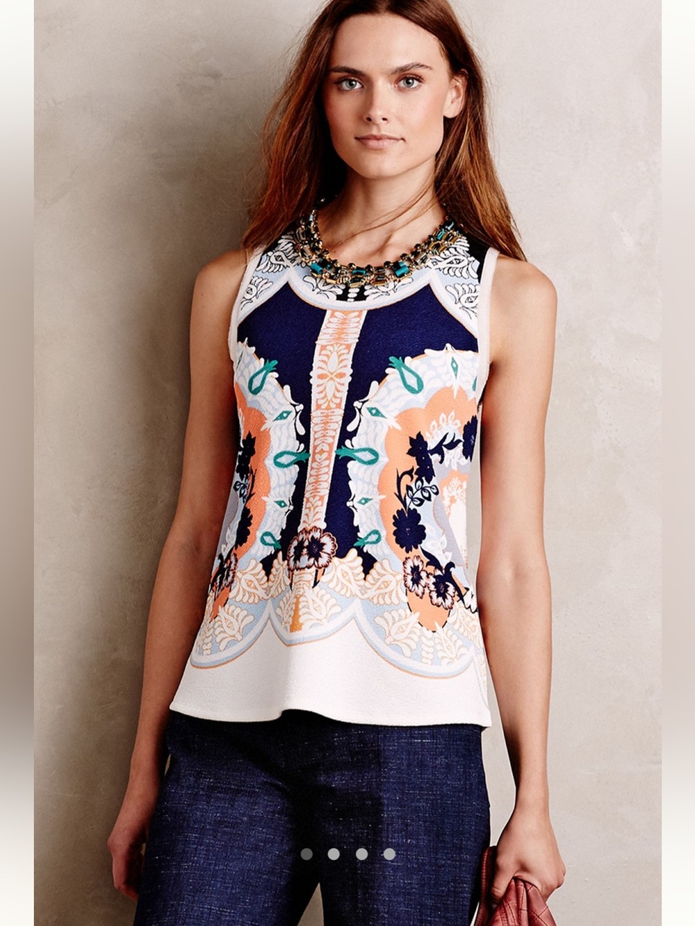 Anthropologie Anzere Print Tank